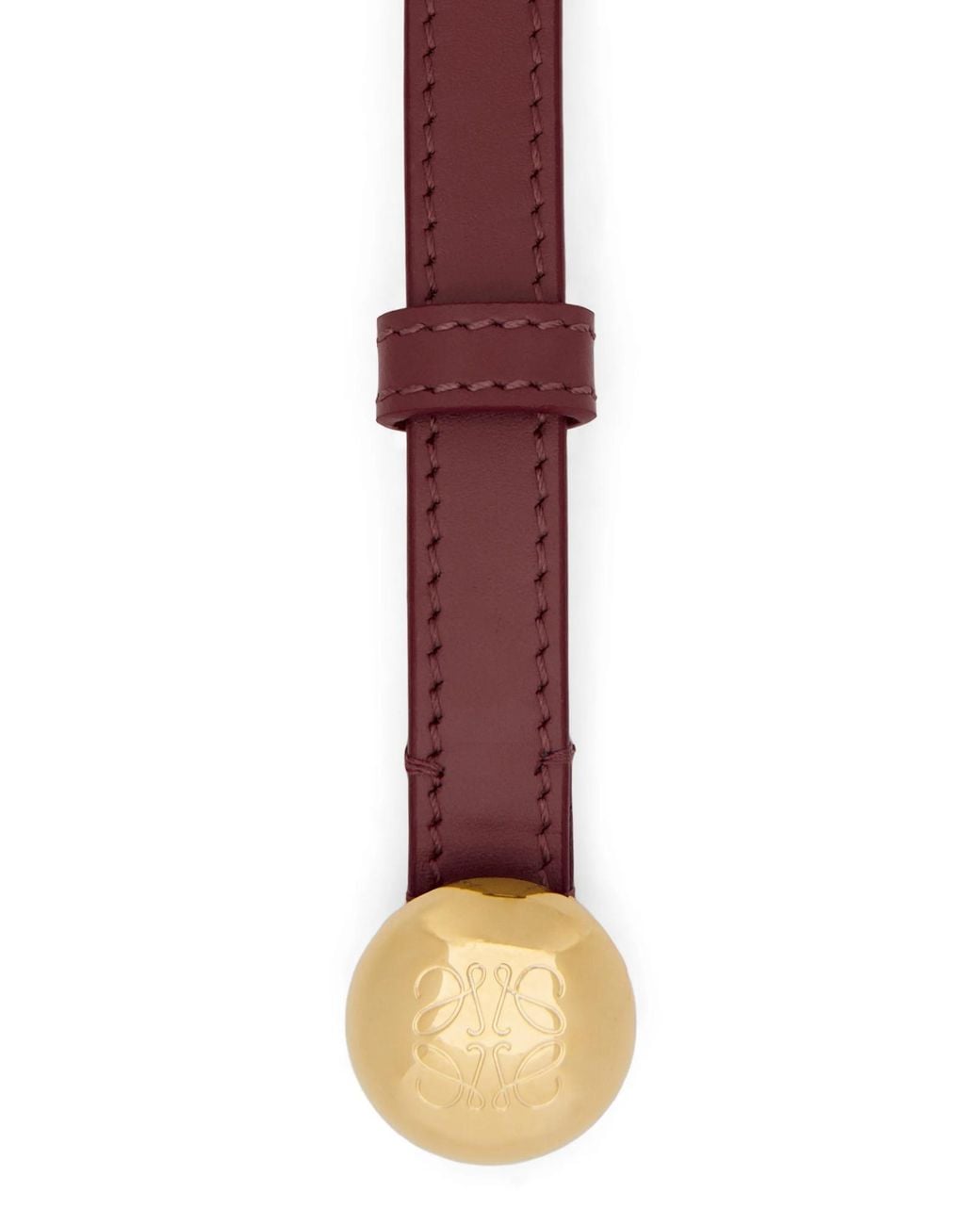 Loewe White Pebble Belt