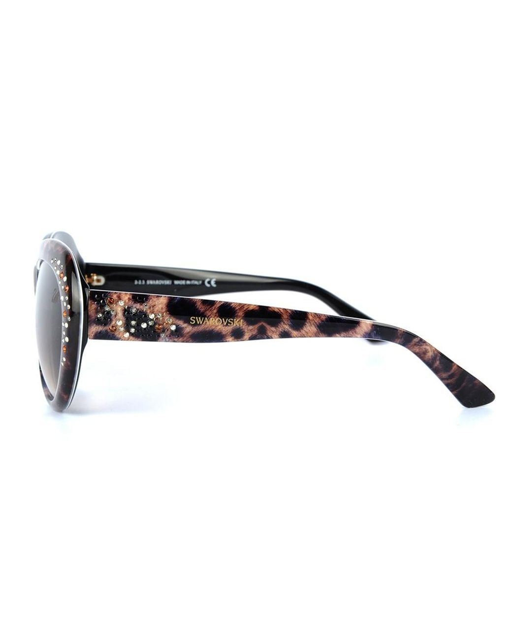 Swarovski Multicolor Logo Sunglasses