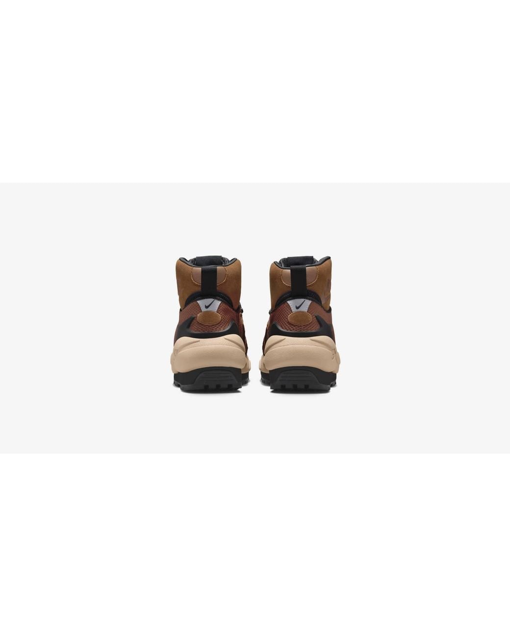 Nike Brown Magmascape X Sacai Pecan Logo Embossed Sneakers for men