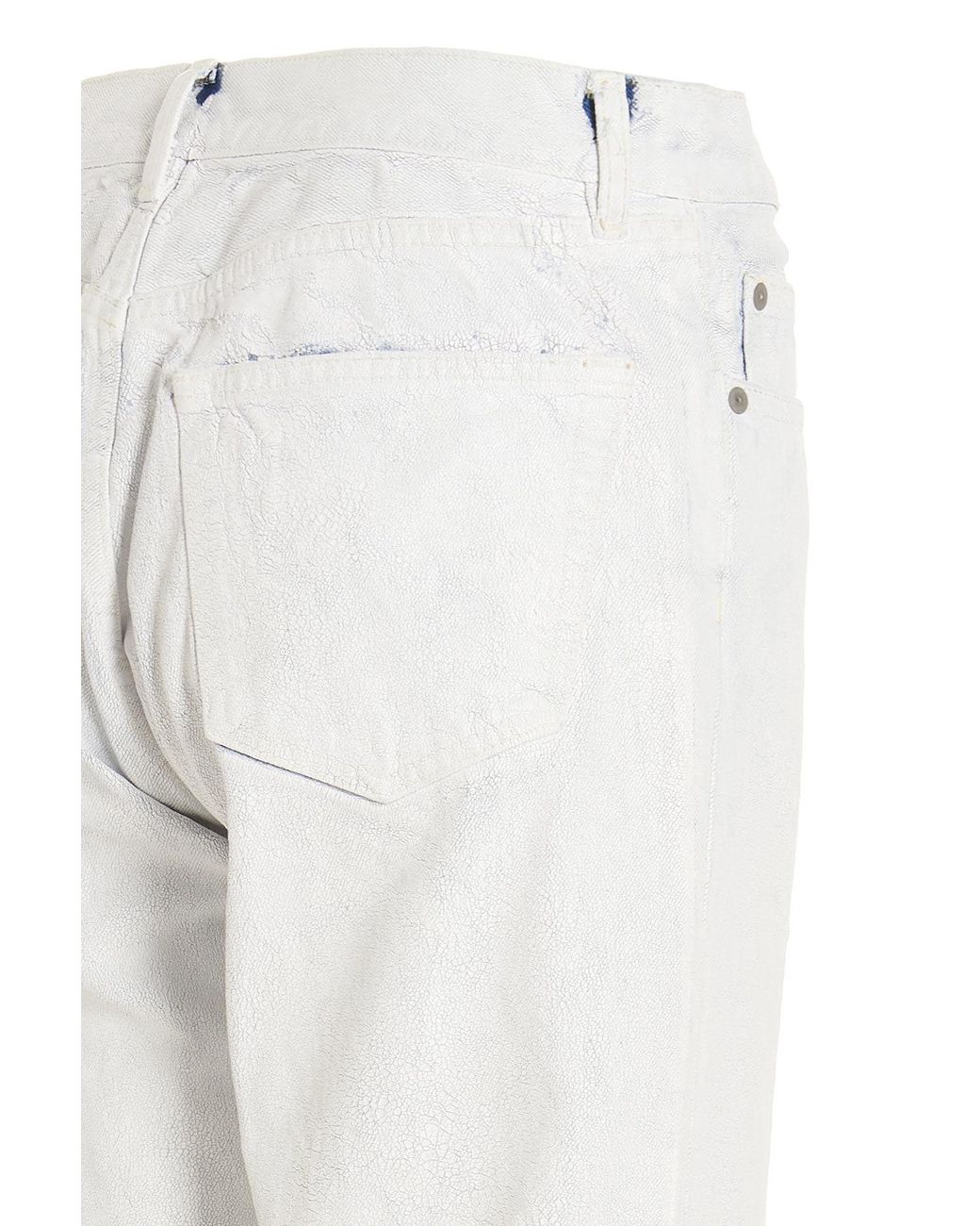 Maison Margiela White Bianchetto Straight-Leg Jeans for men