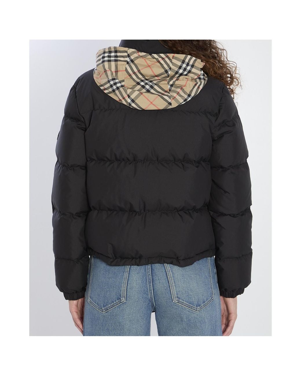 Burberry Black High-Neck Puffer Jacket
