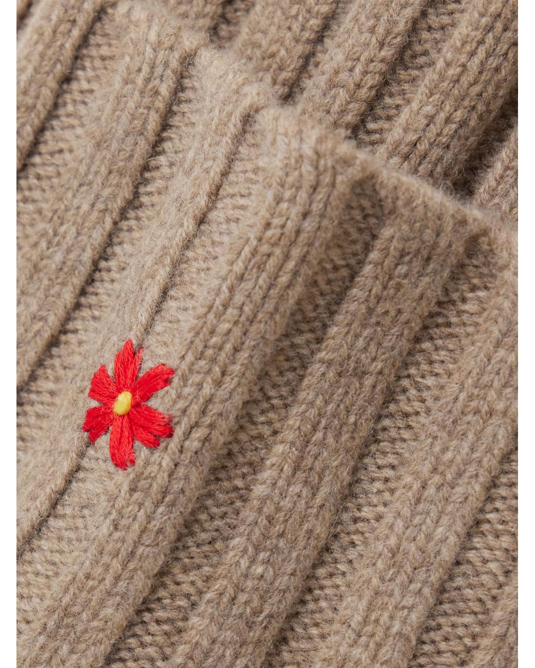 Tory Burch Natural Crewneck Knitted Jumper