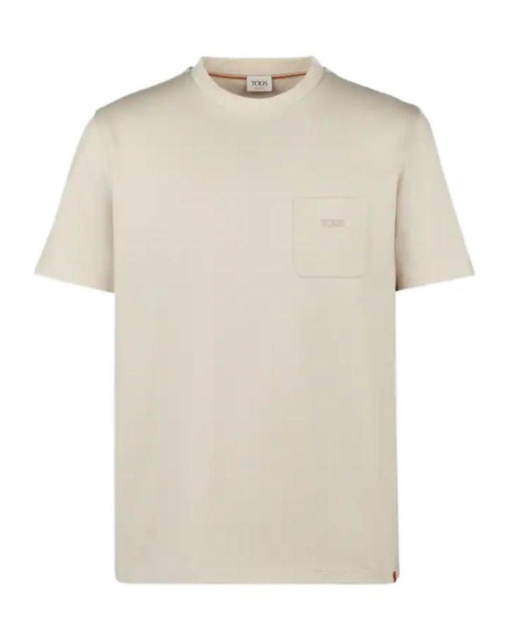 Tod's White Short-Sleeved T-Shirt for men