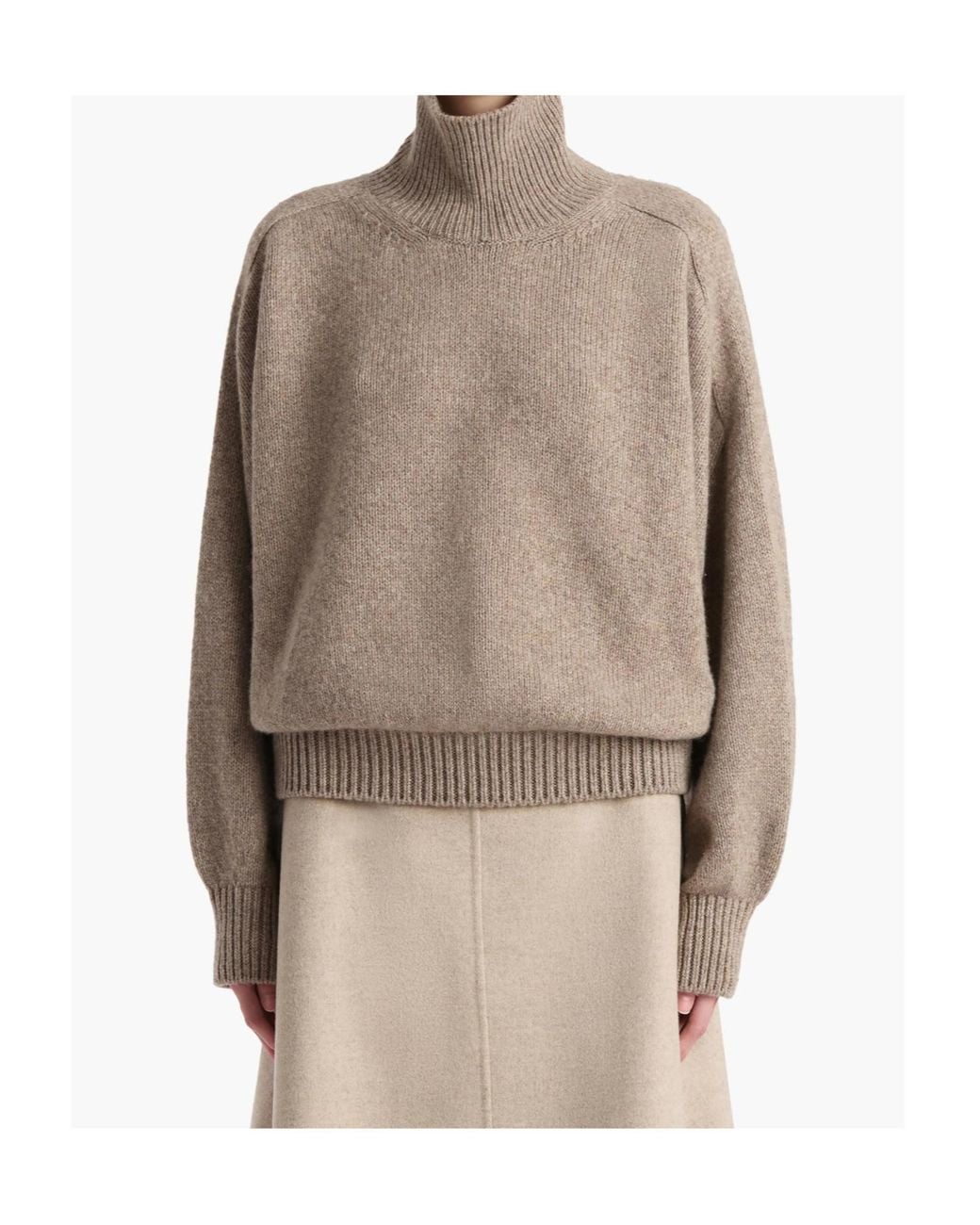 Khaite Natural Willem Cashmere Sweater