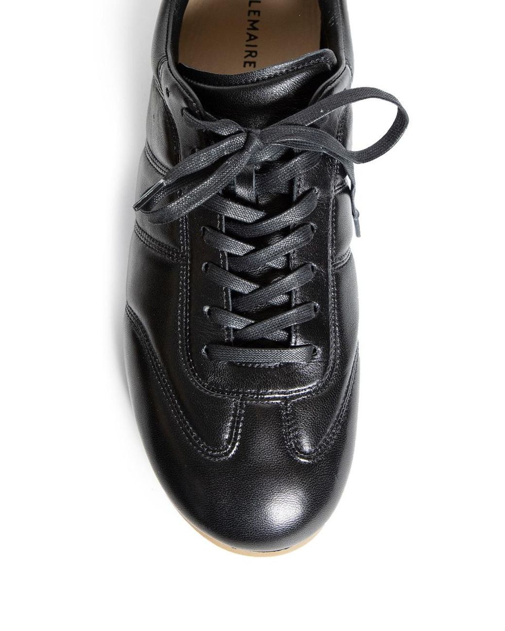 Lemaire Black Soft Runner Sneakers