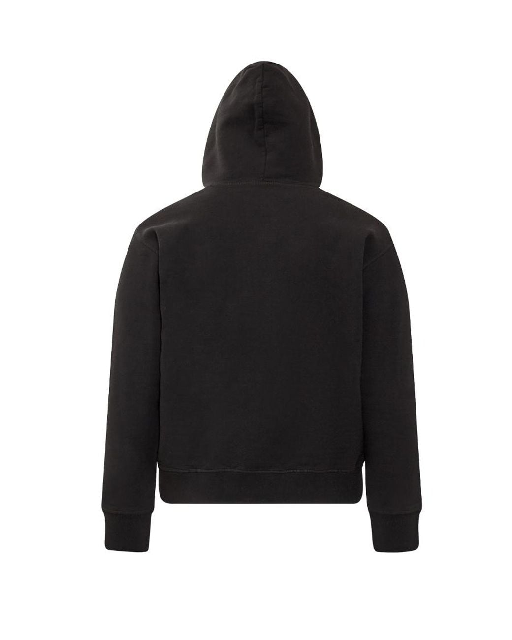 DSquared² Black Logo Print Hooded Sweatshirt for men