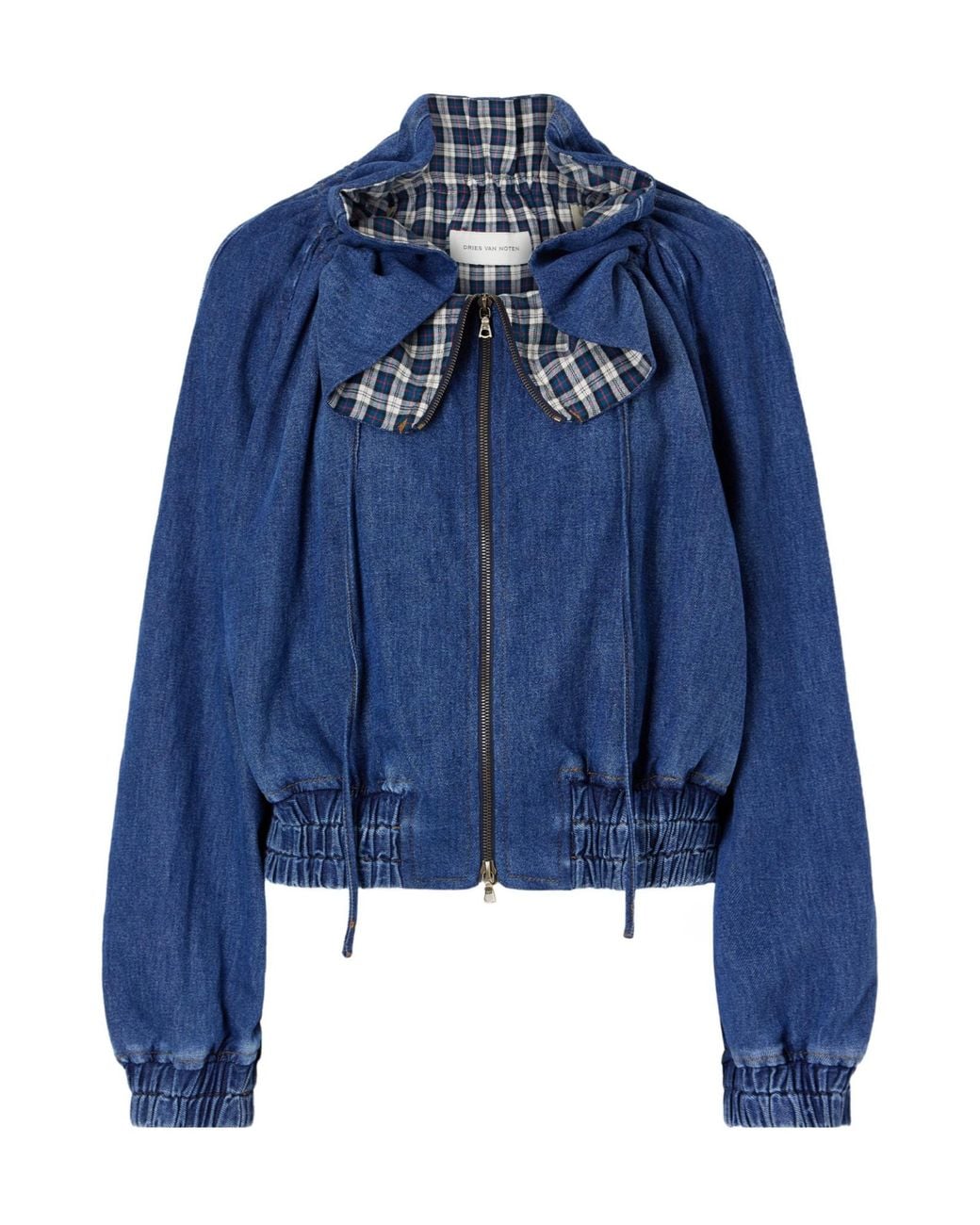 Dries Van Noten Blue Casual Long Sleeve Jacket