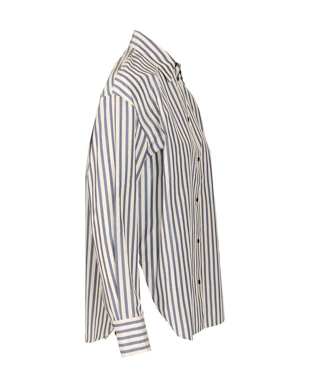 Forte_forte White Striped Shirt