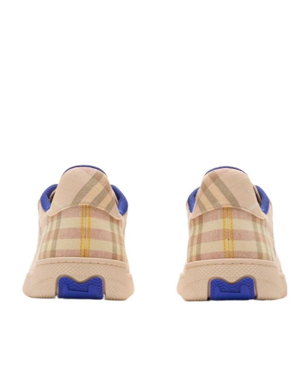 Burberry Natural Terrace Check Canvas Sneaker