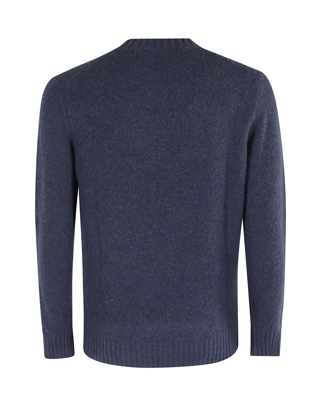 Kangra Cashmere Blue Kangra Crew Neck Knitwear for men