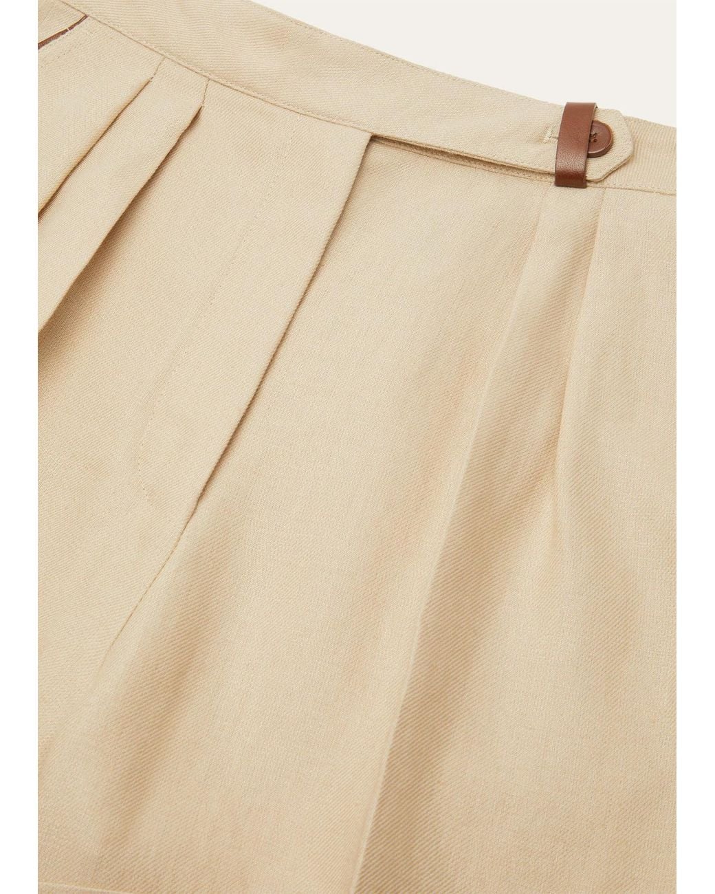 Loro Piana Natural Sullivan Shorts