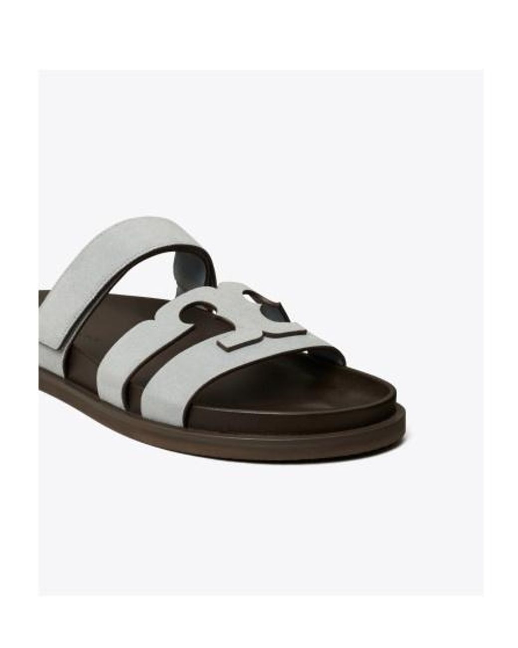 Tory Burch White Ines Sport Slides