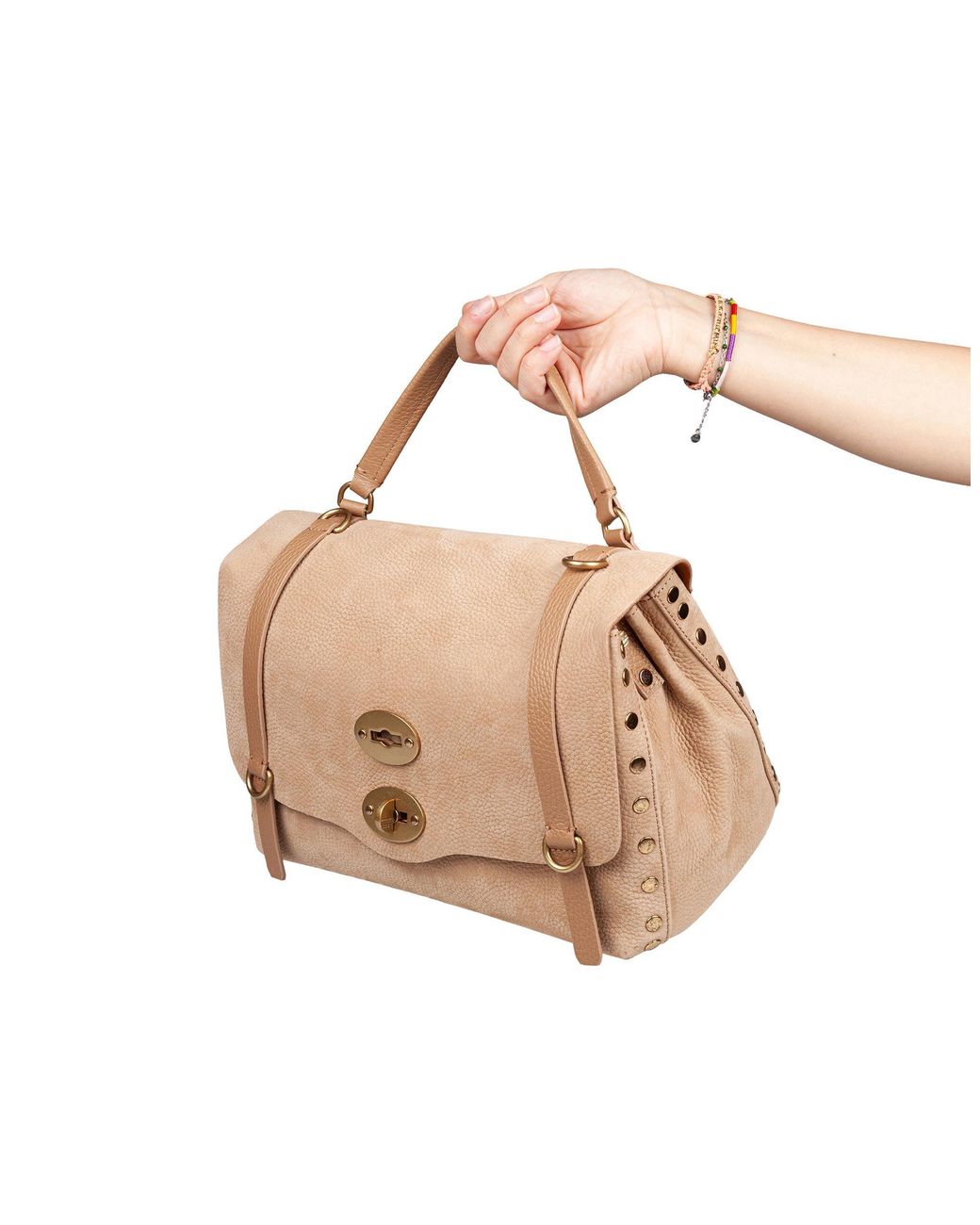 Zanellato Natural Flap Shoulder Bag