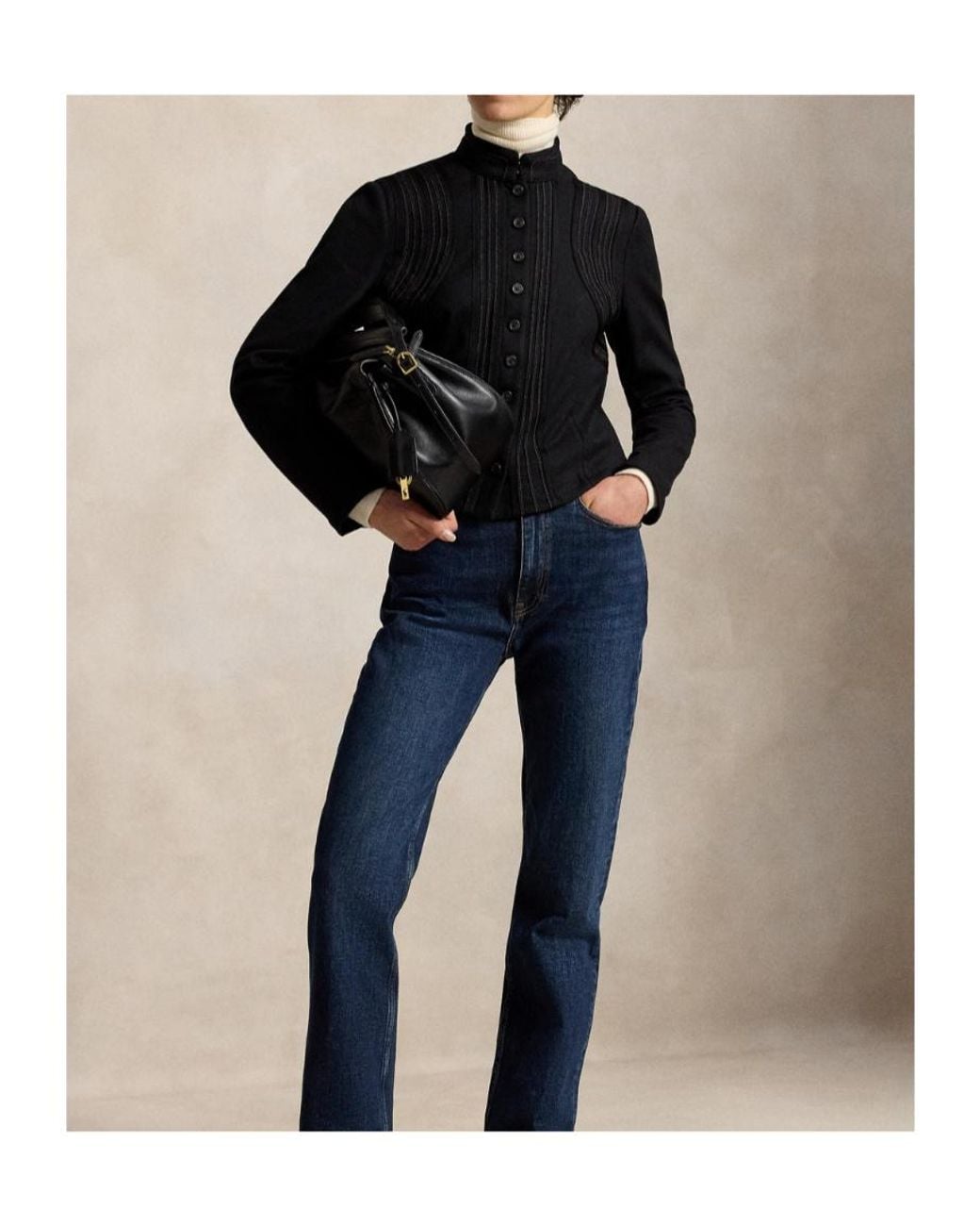 Polo Ralph Lauren Black Long-Sleeve Jacket