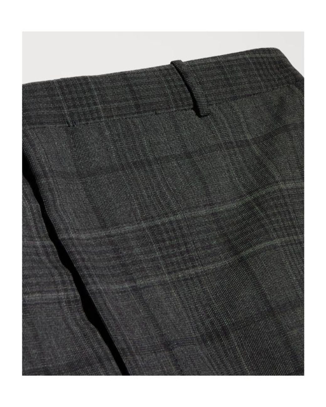 Gucci Gray Checked Fine Wool Pants