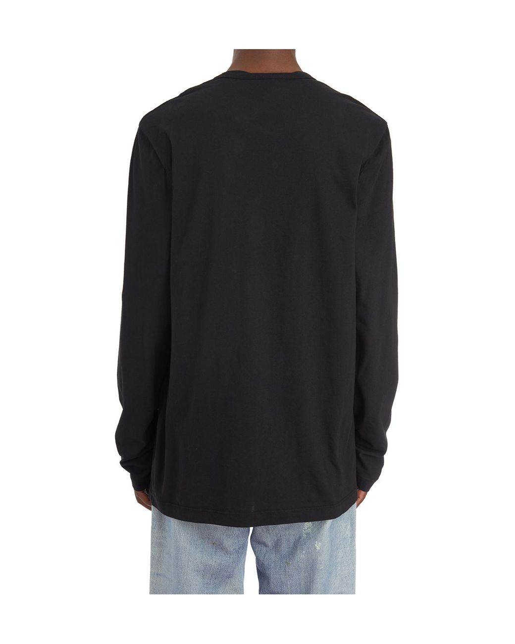 James Perse Black Logo T-Shirt for men
