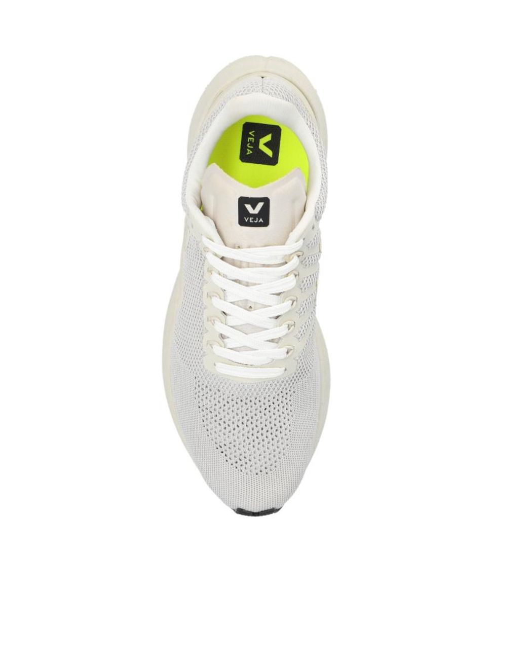 Veja White Logo Patch Lace-Up Sneakers for men
