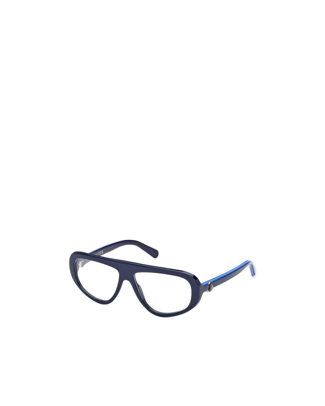 Moncler White Logo Rimless Glasses for men