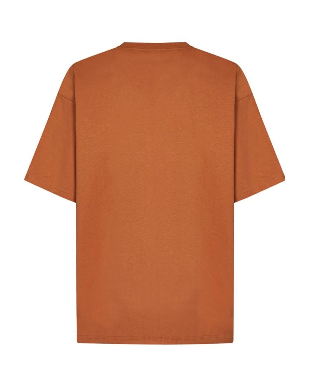 Martine Rose Orange Item O-Neck Short-Sleeved T-Shirt for men