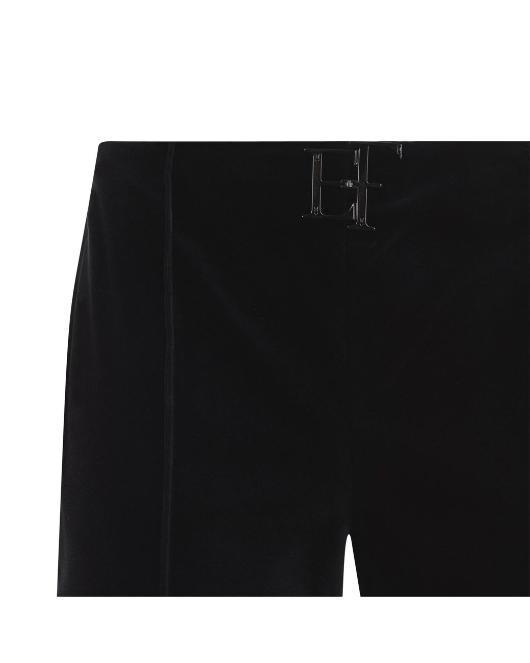 Elisabetta Franchi Black Flared Tailored Pants