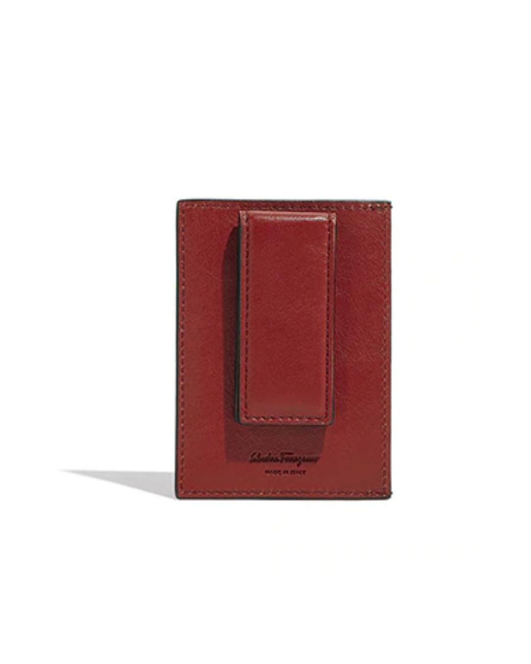 Ferragamo Black Gancini Clip Cardholder for men
