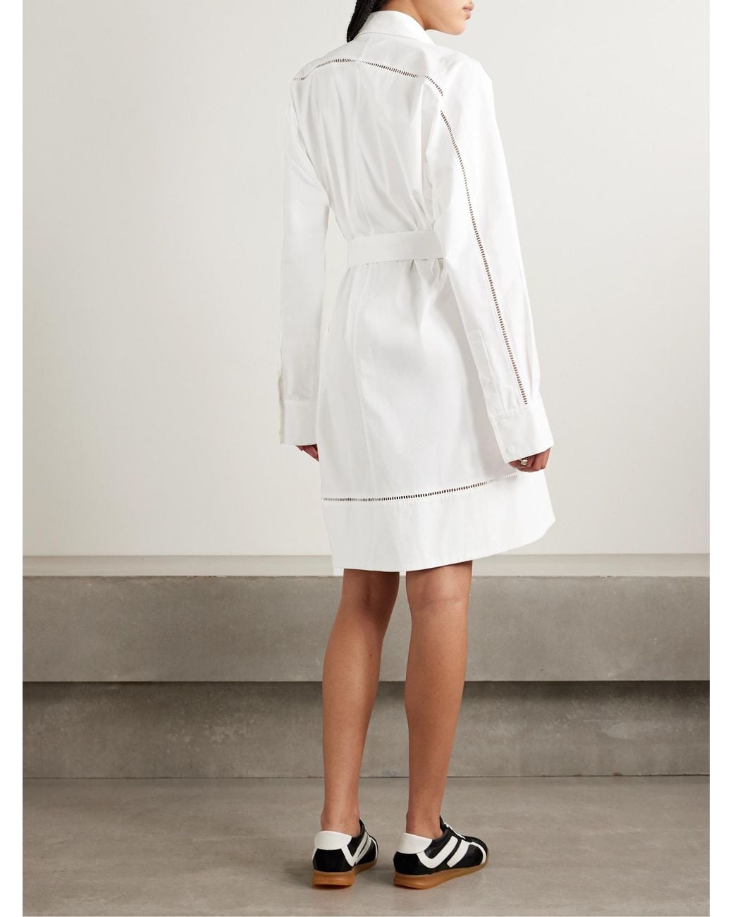 Proenza Schouler White Simple Shirt Dress