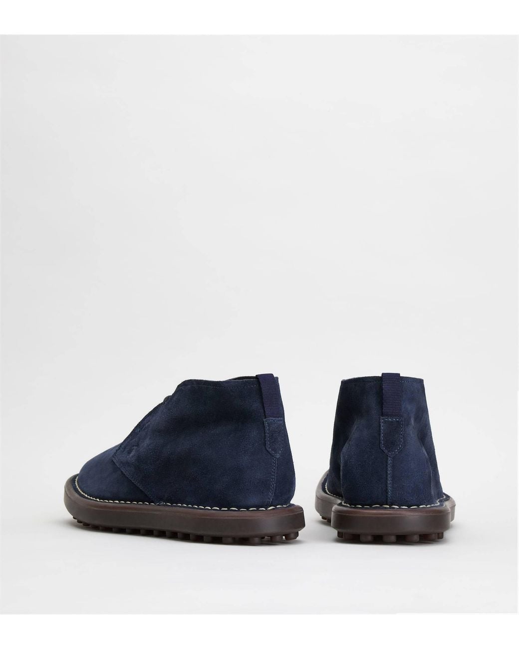 Tod's Blue Ideal 06G Lace-Up Ankle Boots for men