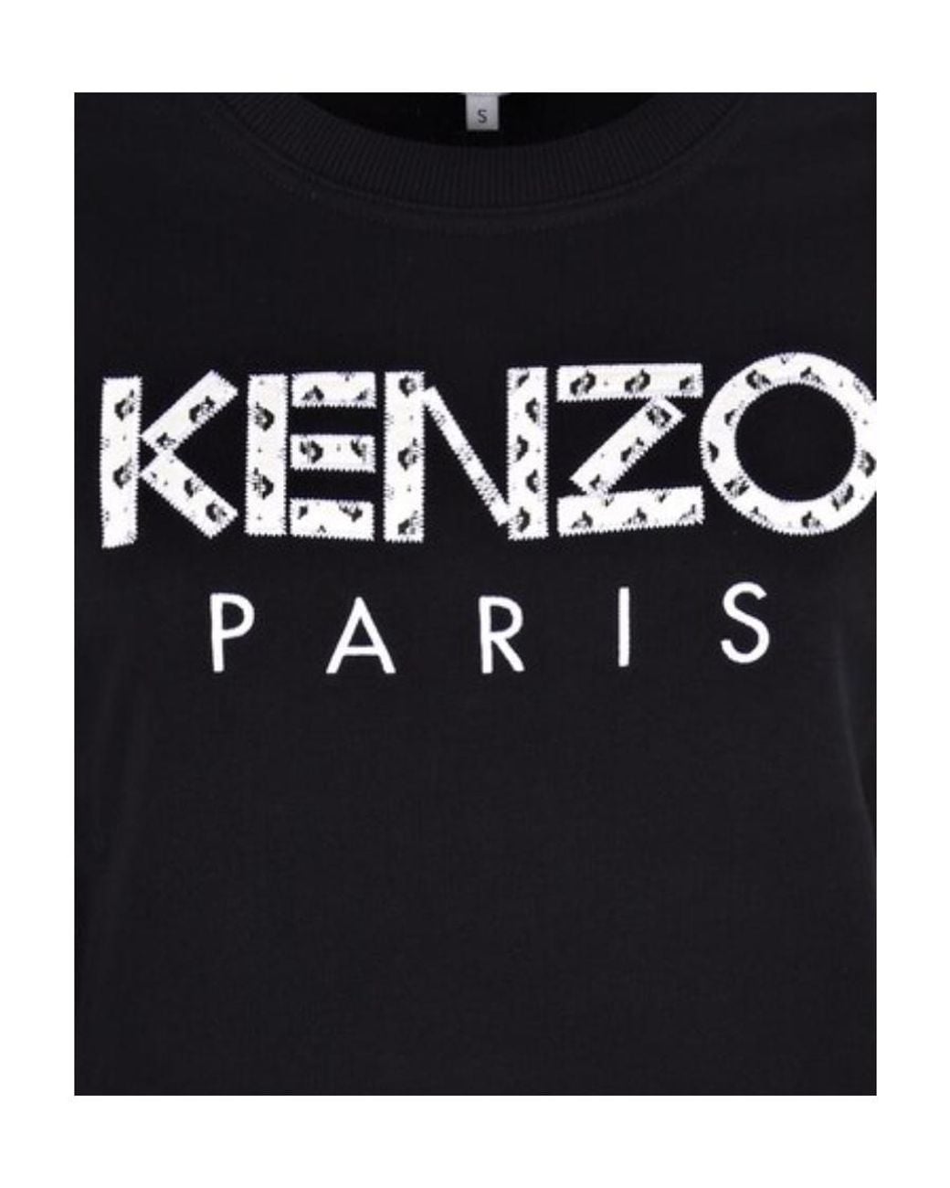 KENZO Black Logo Decal Sweater