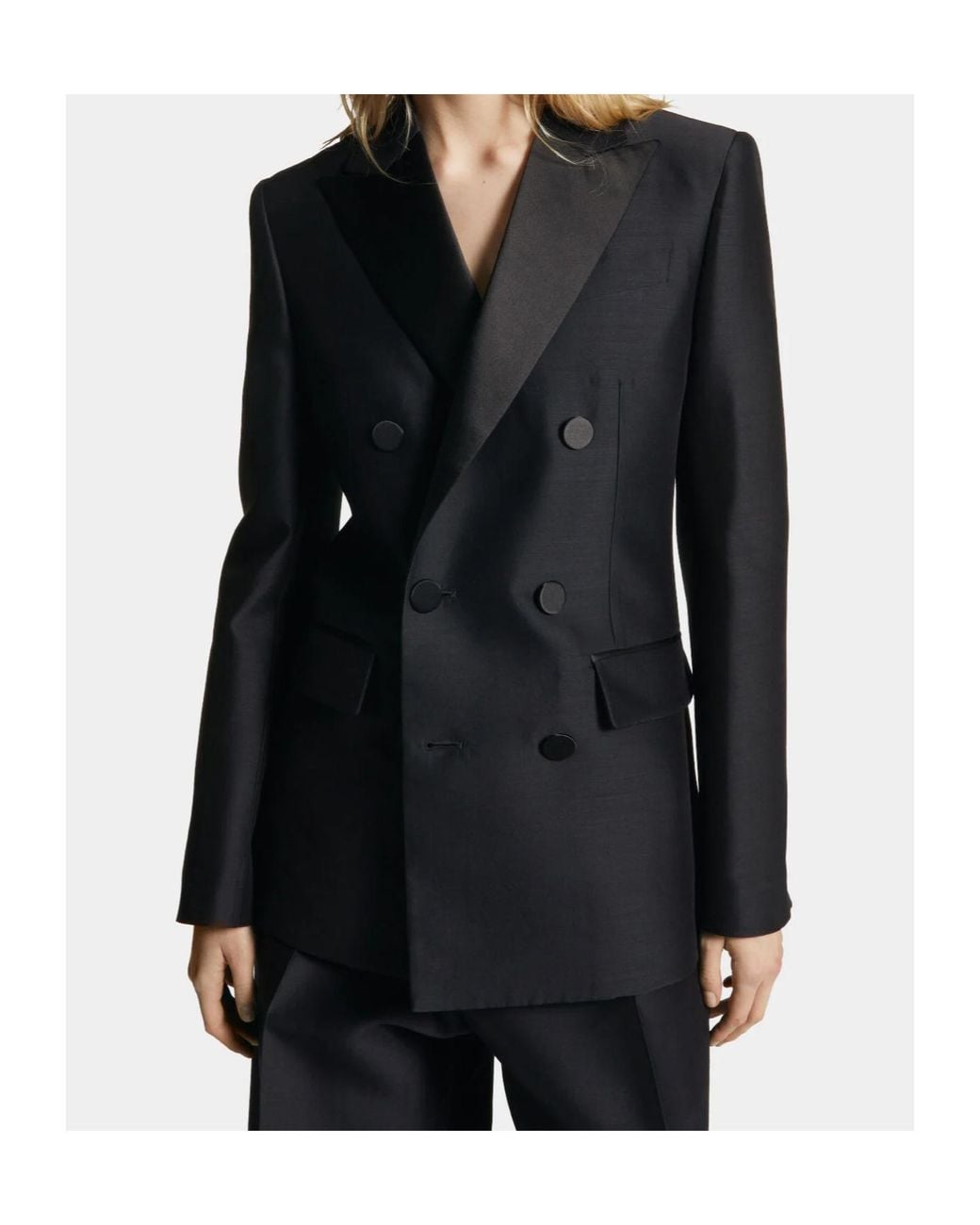 DSquared² Black Double-Breasted Blazer