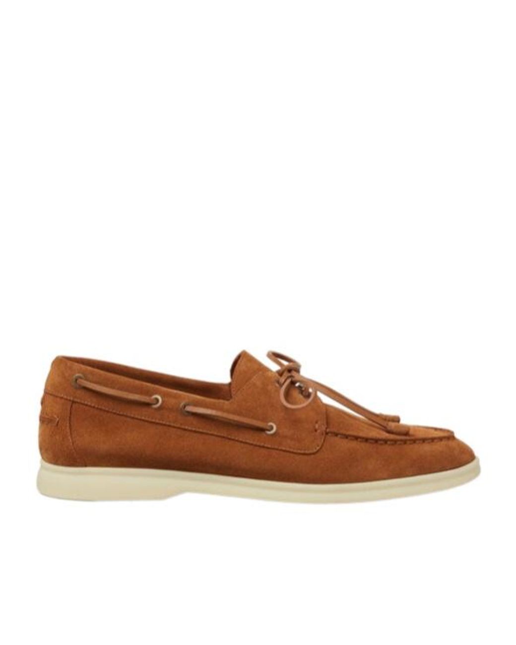 Loro Piana Brown Sea-Sail Walk Loafers for men