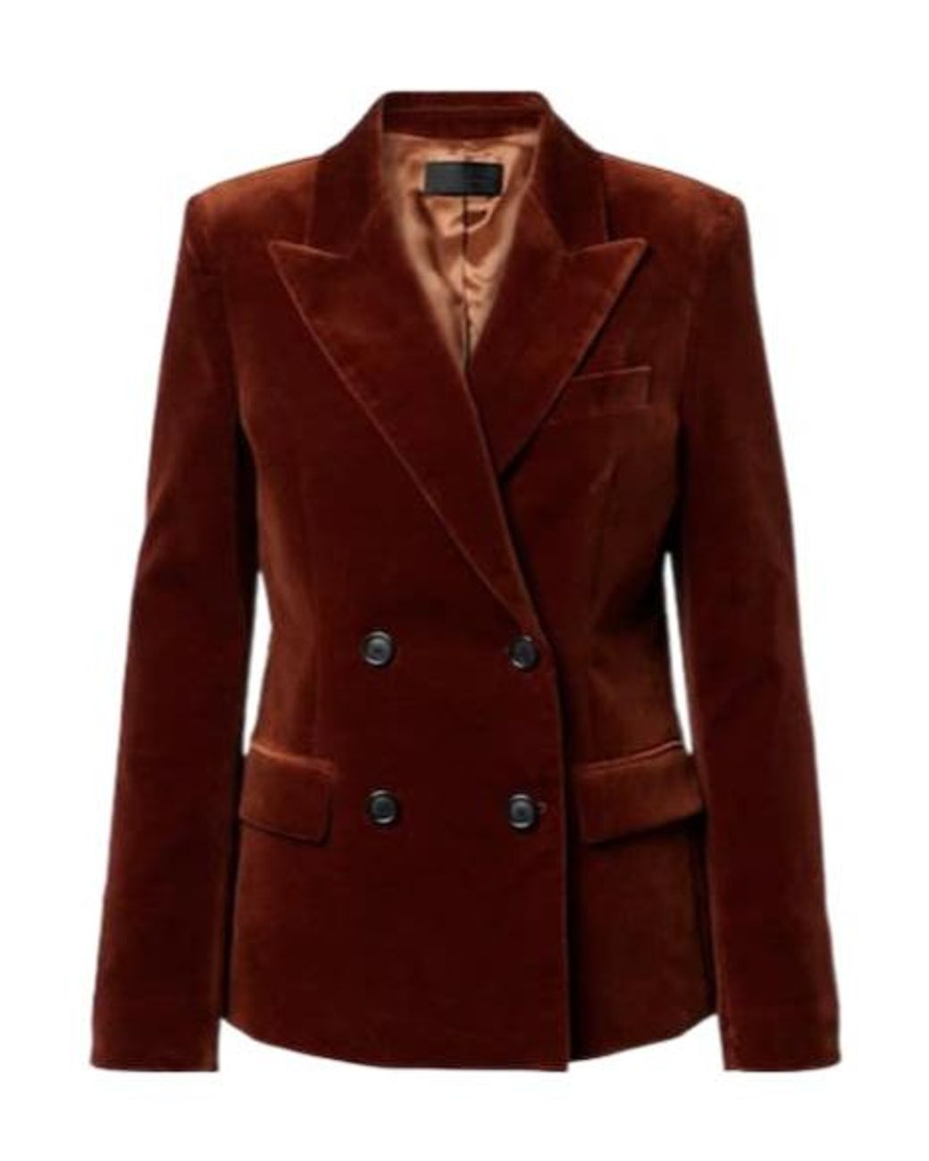 Nili Lotan Red Velvet Blazer
