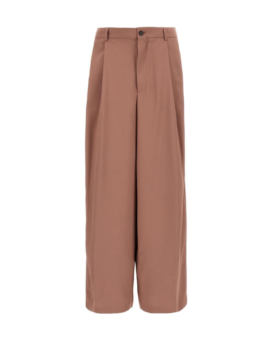 Dries Van Noten Brown Pepper Straight Leg Pants for men