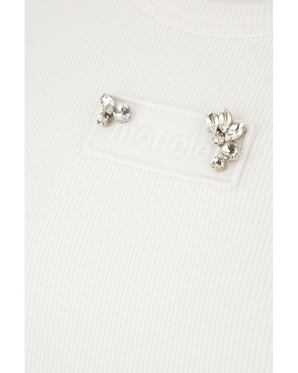 Moncler White Sleeveless Vest