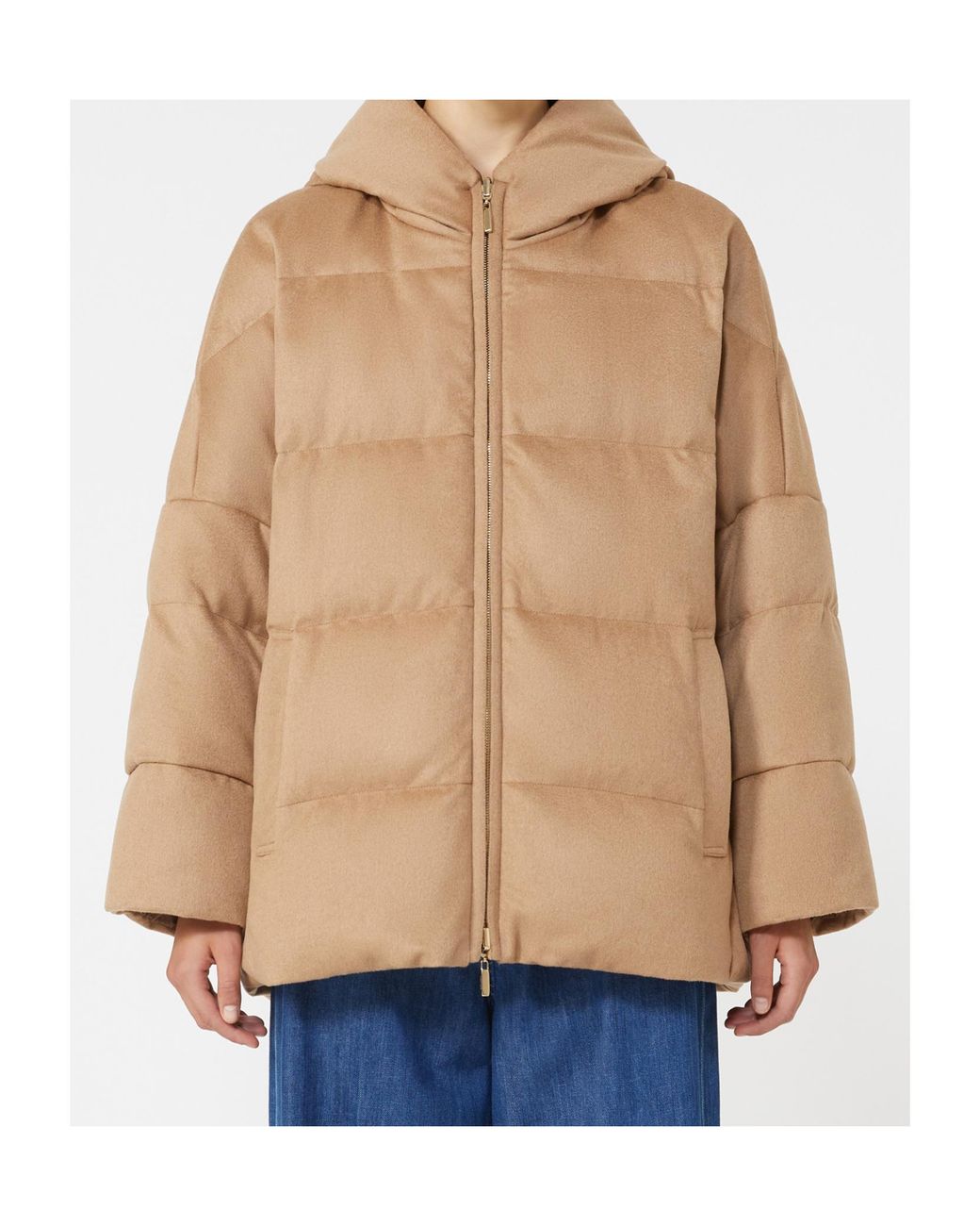 Max Mara Natural The Cube Desiderio Reversible Padded Jacket