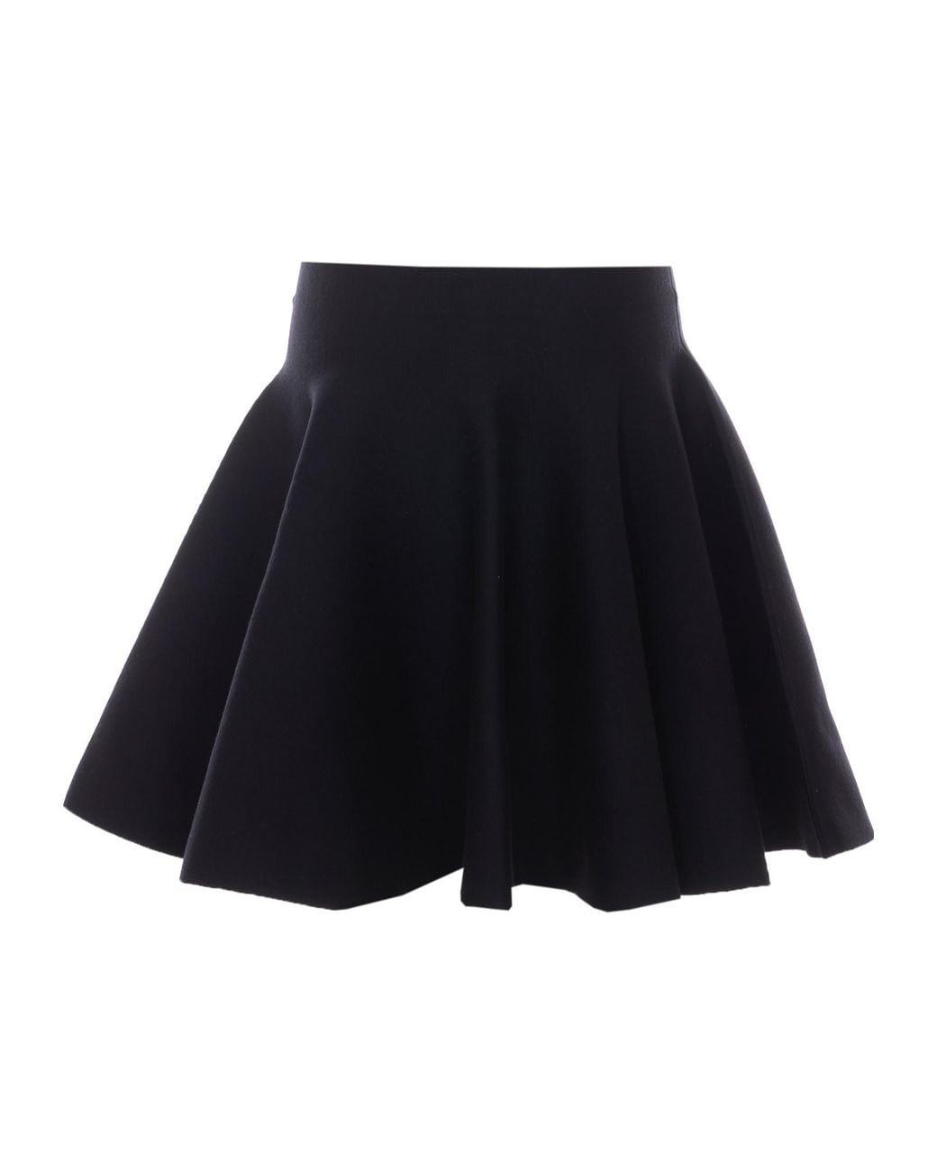 Alaïa Black Alaïa High-Waist Mini Knitted Skirt