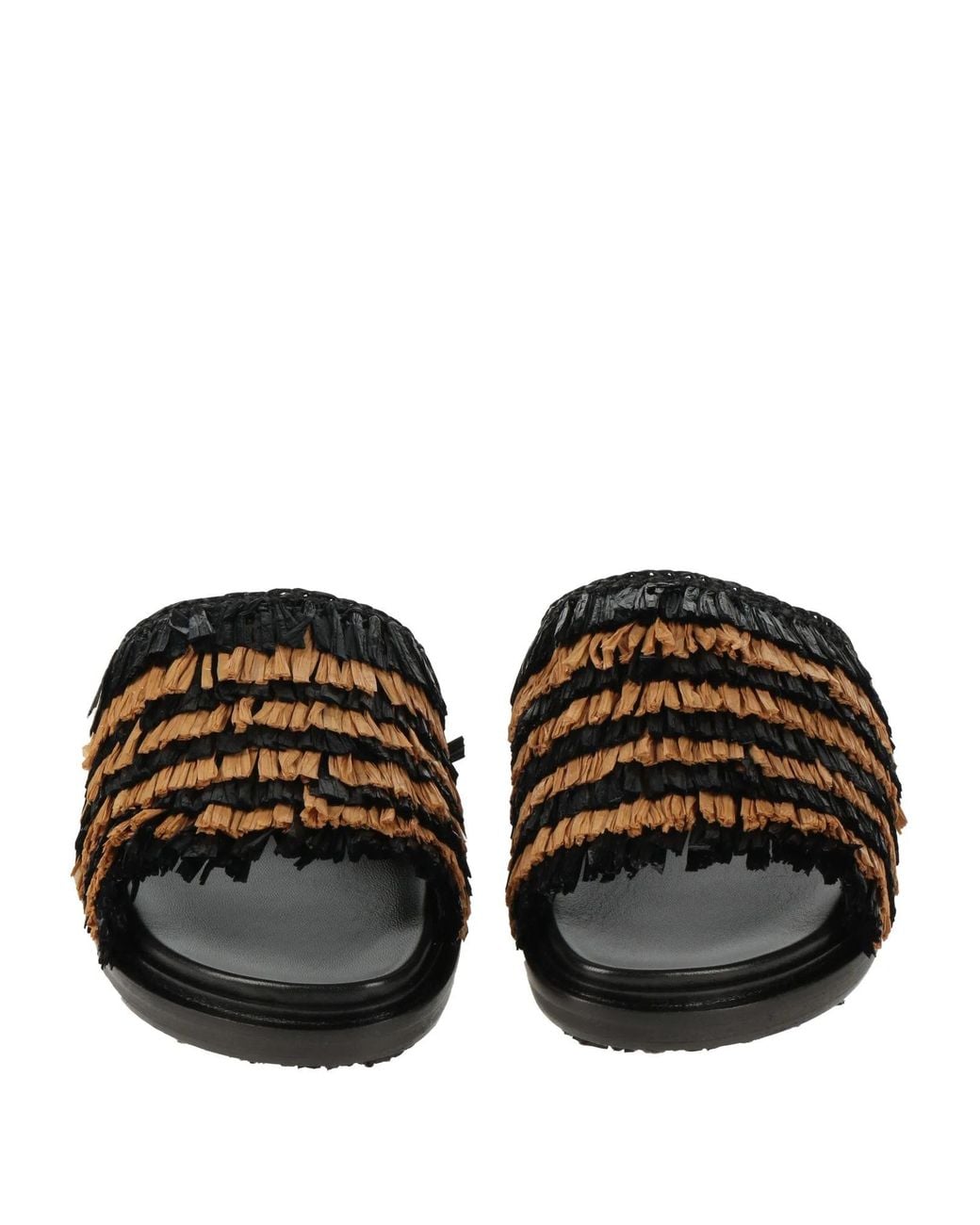 Marni Black Two-Tone Casual Slippers