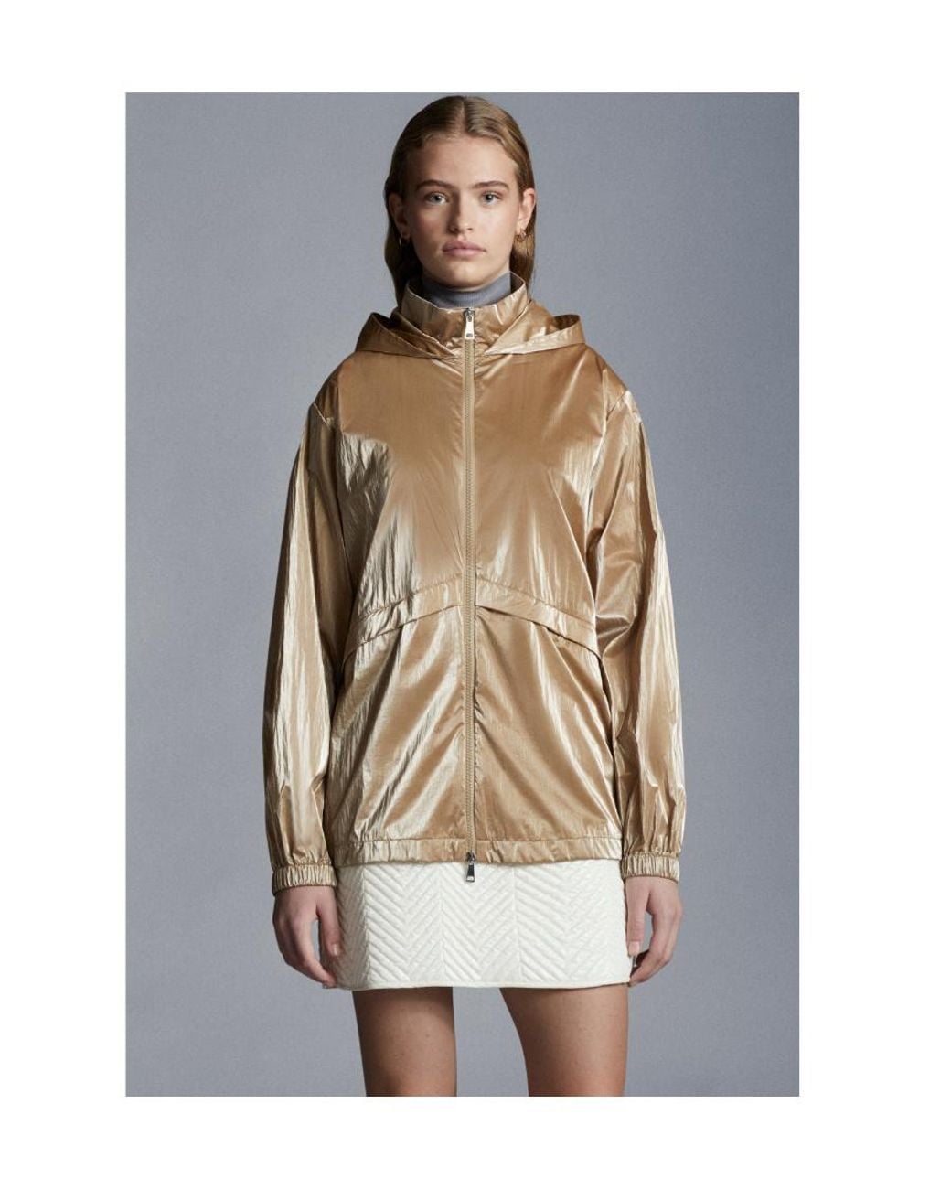 Moncler Natural Louvois Hooded Jacket