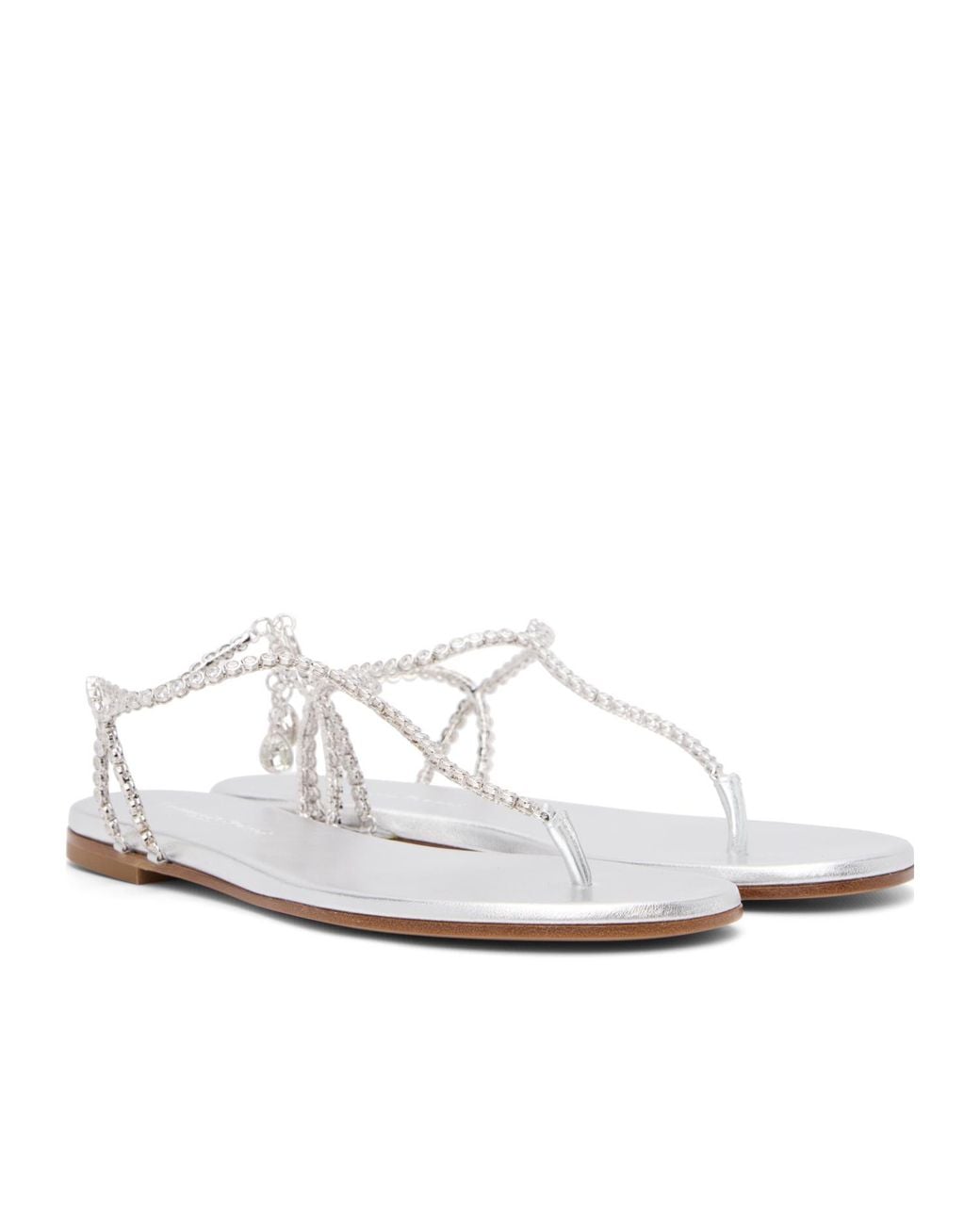 Gianvito Rossi White Eternity Flip-Flops