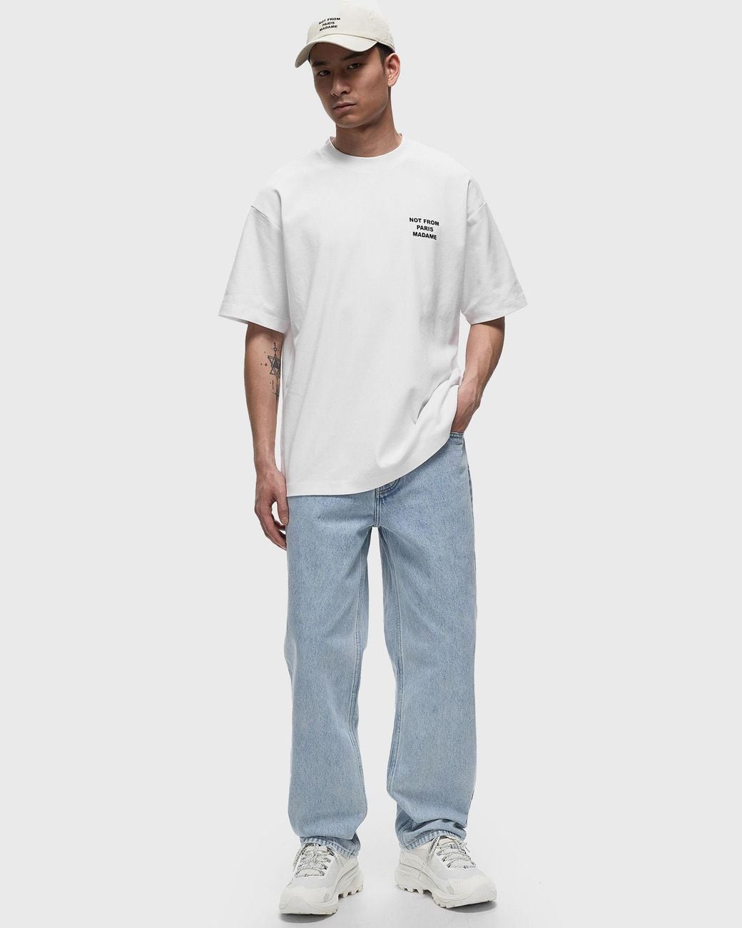 Drole de Monsieur White Drôle De Monsieur Le T-Shirt Slogan T-Shirt for men