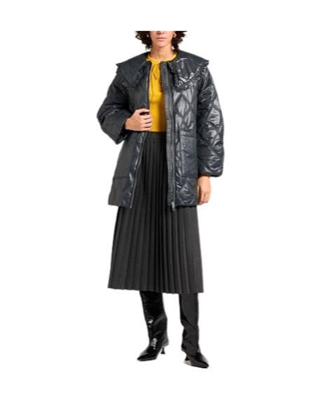 Ganni Gray Shell Jackets