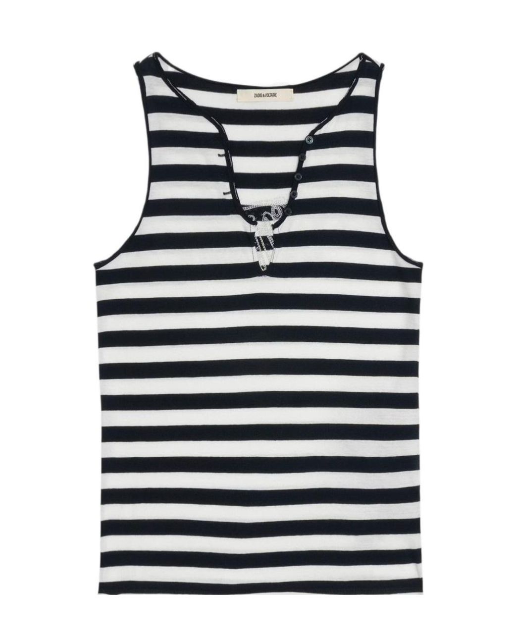 Zadig & Voltaire Black Tank Top Tif