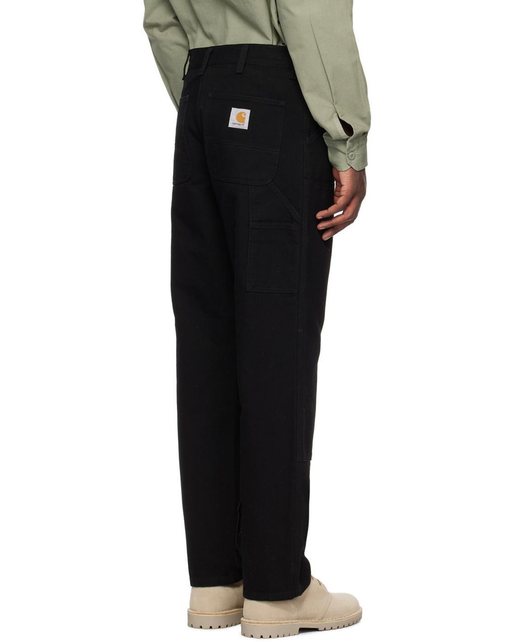 Carhartt Black Double Knee Pants for men