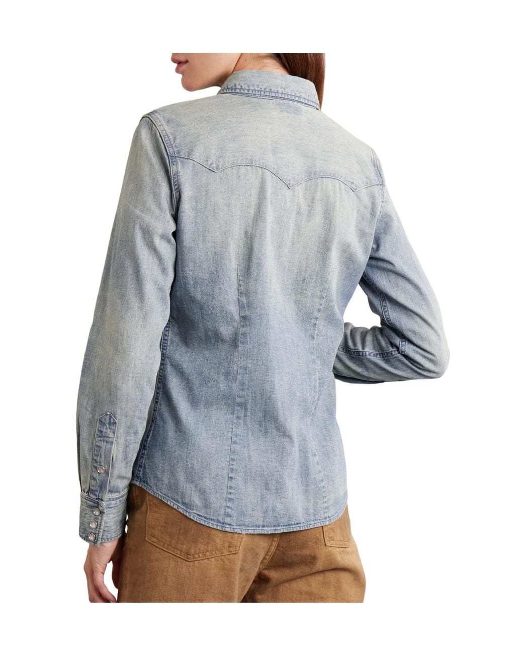 RRL Blue Denim Shirt