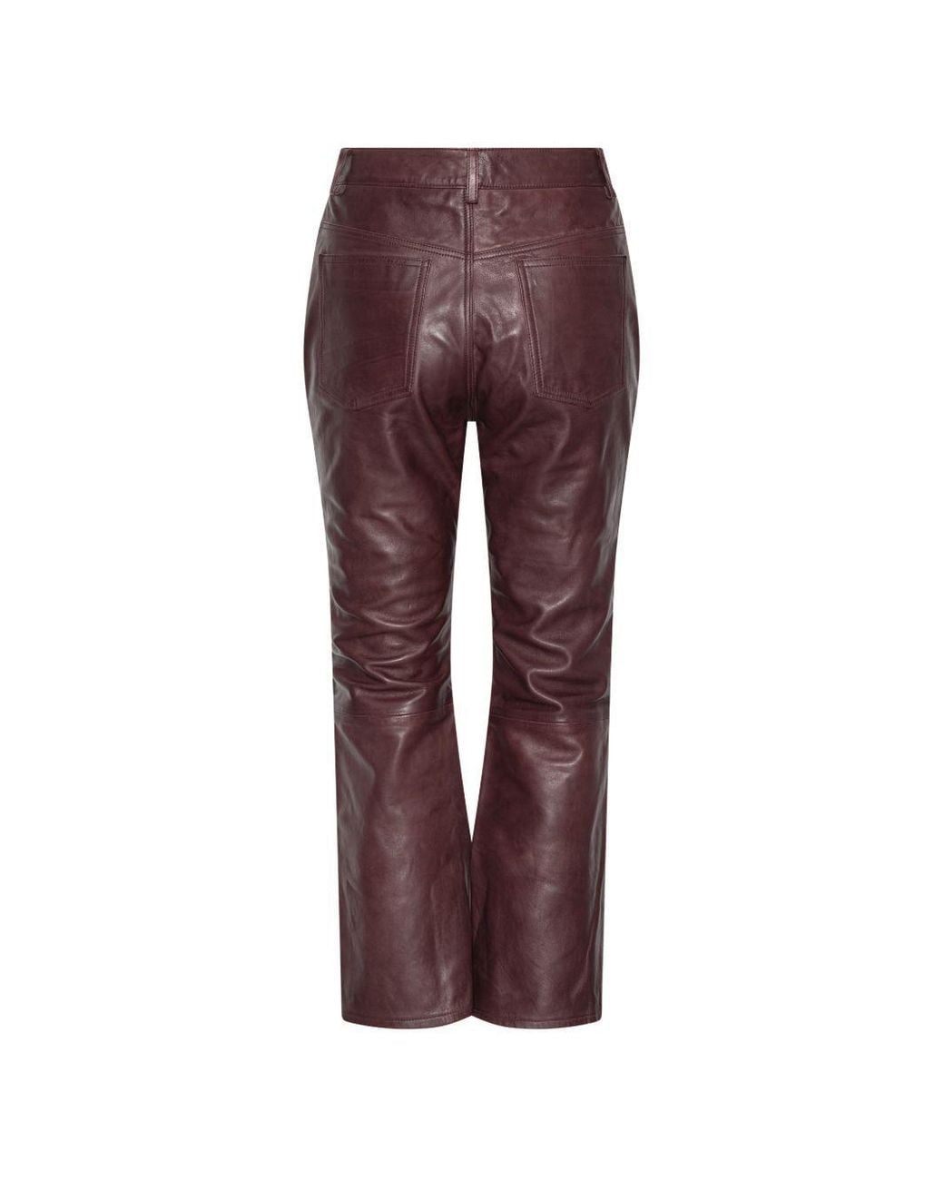 ROTATE BIRGER CHRISTENSEN Purple Lace-Up Flared Trousers