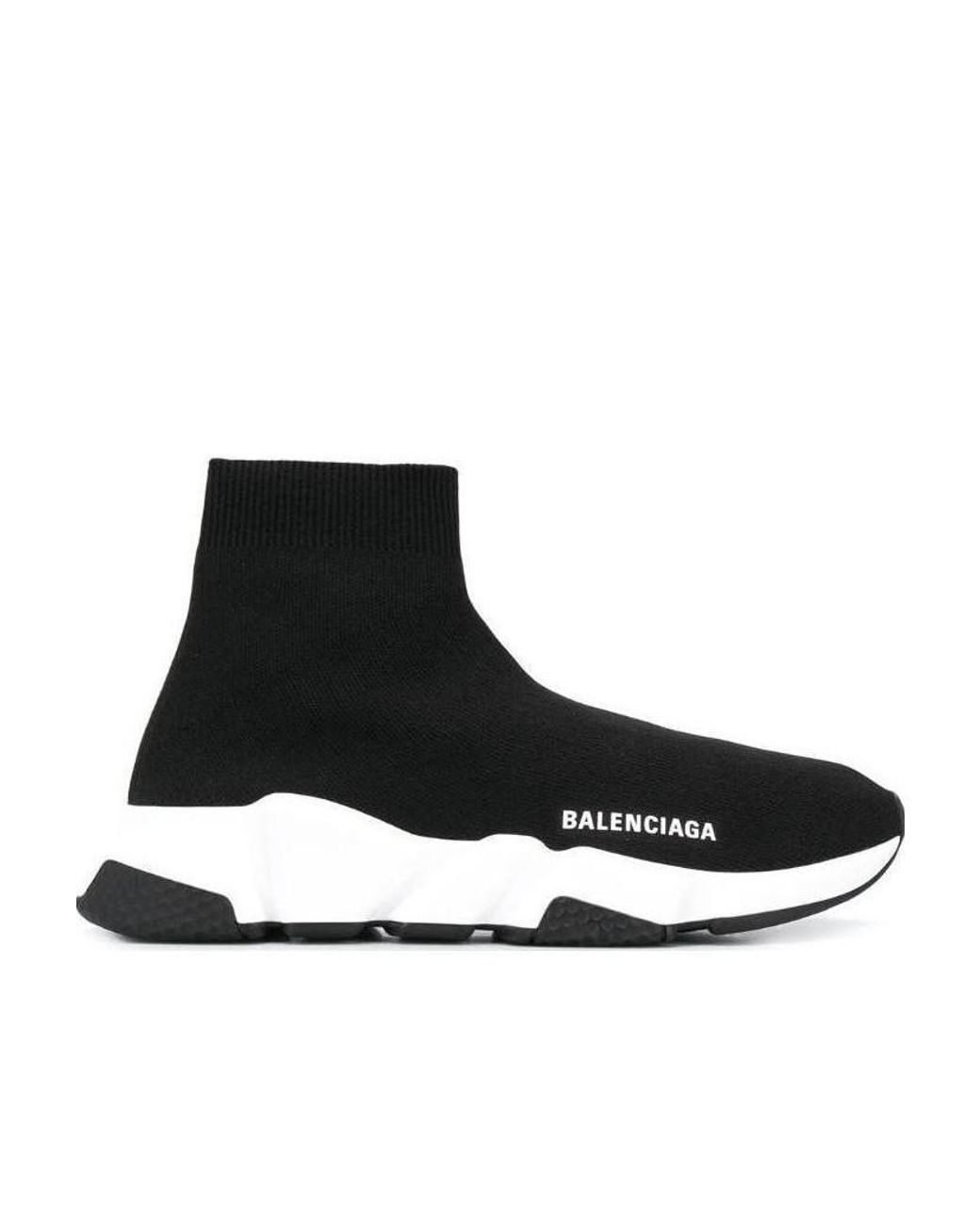 Balenciaga Black Speed High-Top Sneakers