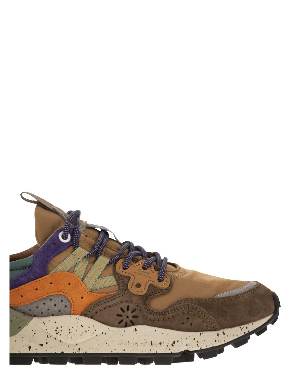 Flower Mountain Brown Yamano 3 Lace-Up Sneakers for men