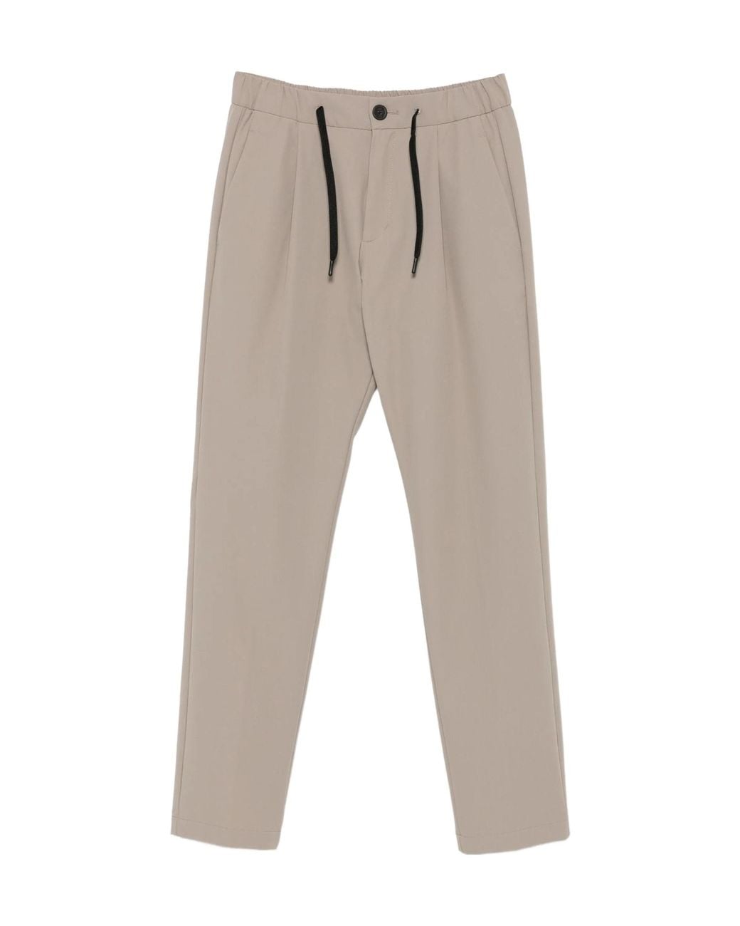 Herno Gray Slim-Fit Trousers for men