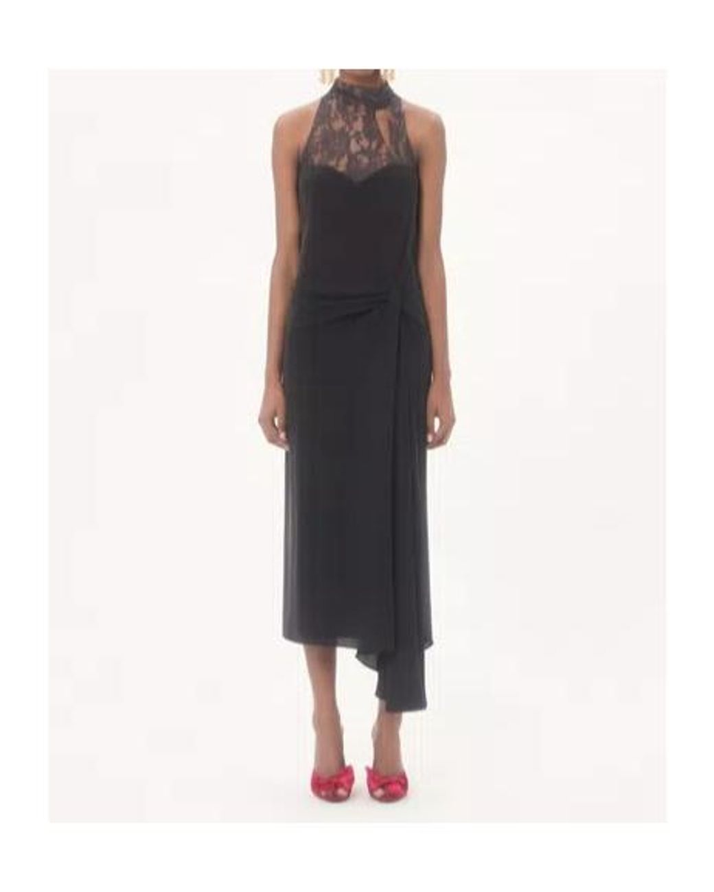 Valentino Black Georgette Dress