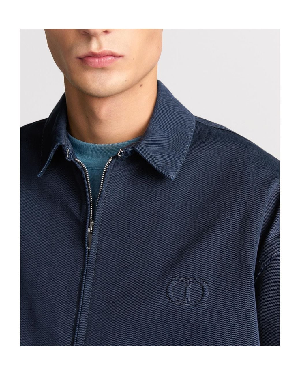 Dior Blue Cd Icon Zipped Jacket for men