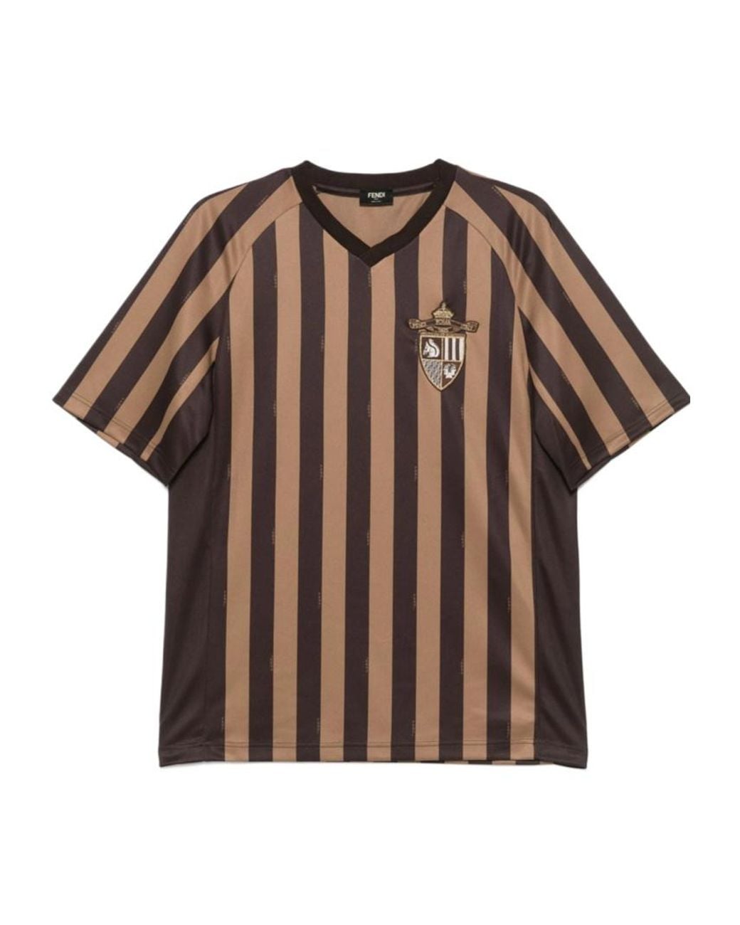 Fendi Brown T-Shirt And Polo Shirt for men